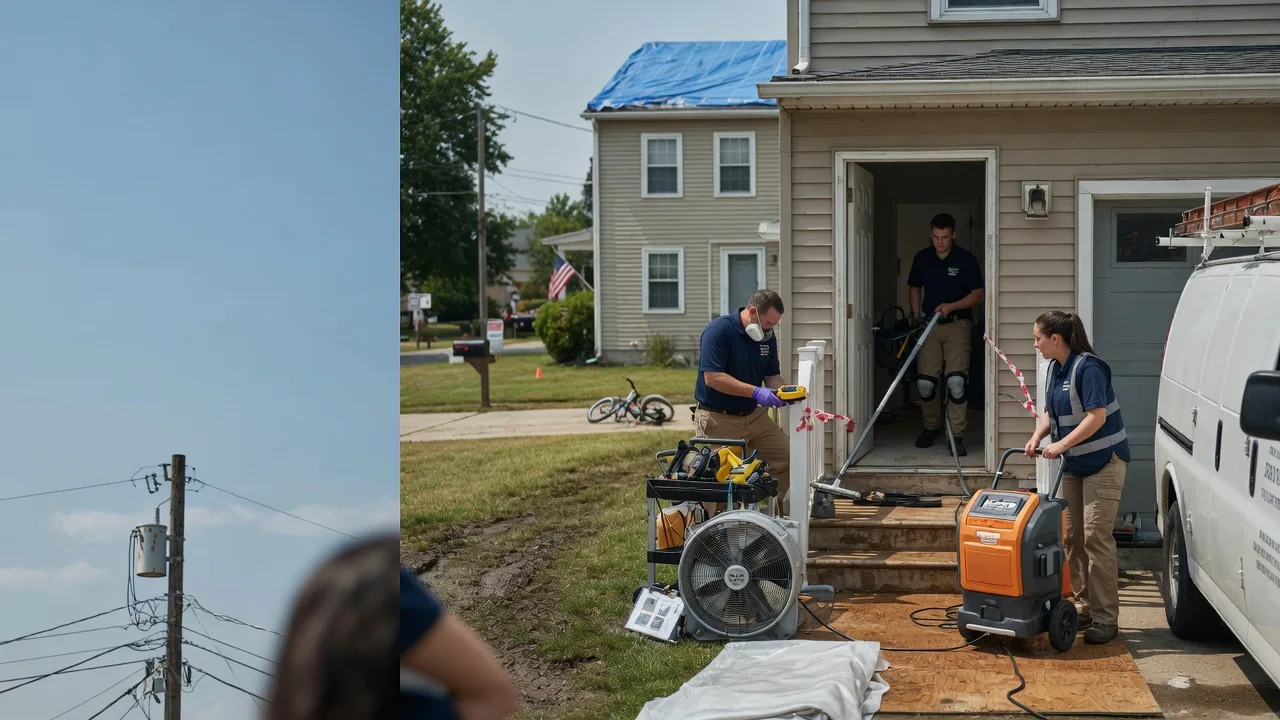 Water Damage Repair in North Kingsville, OH near me